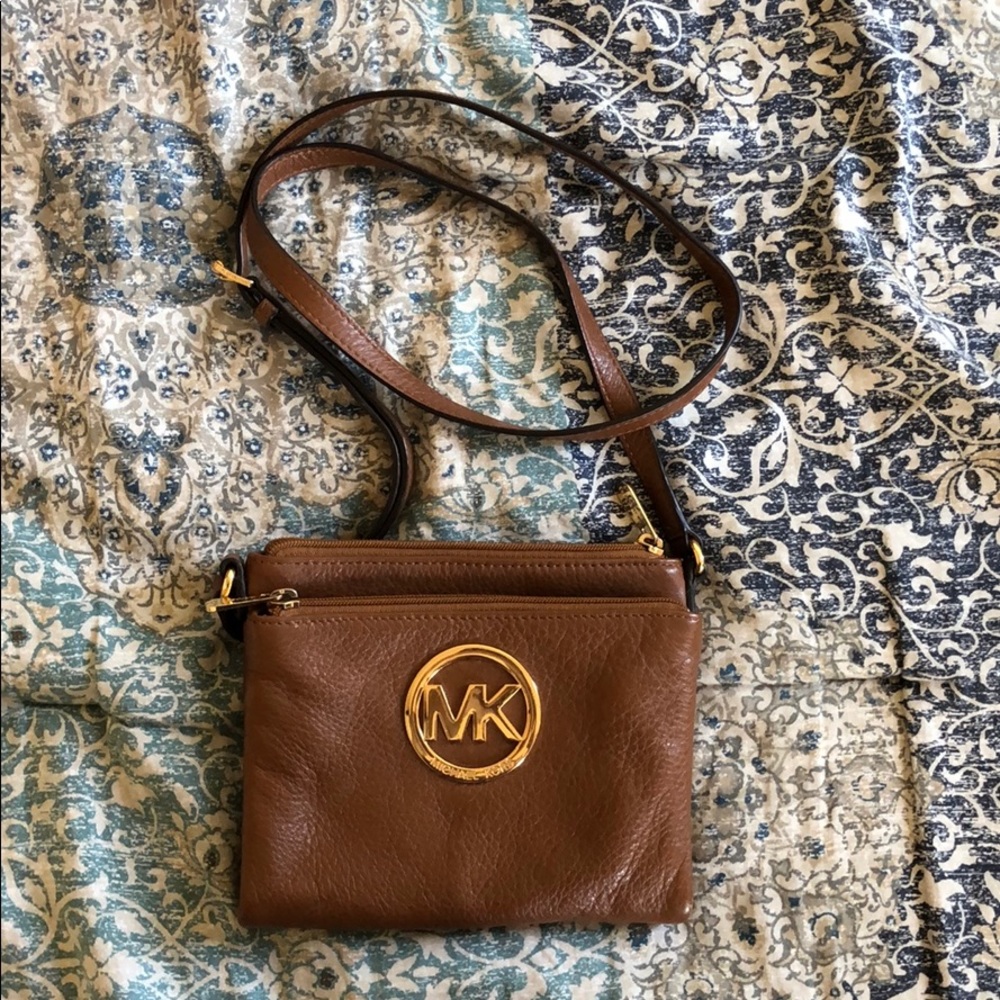 Brown Michael Kors crossbody bag